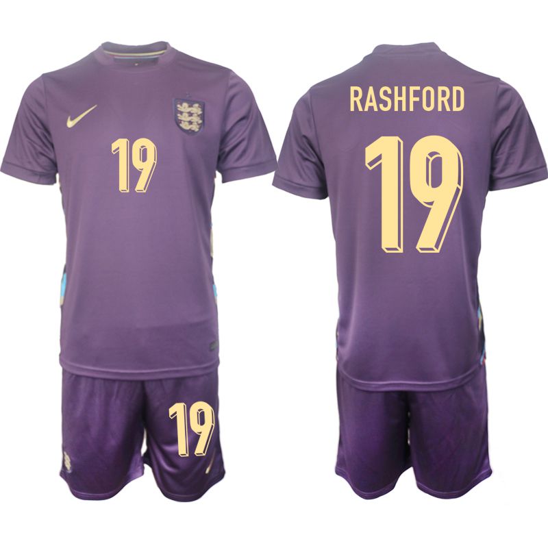 Men 2024-2025 Season England away purple #19 Soccer Jersey